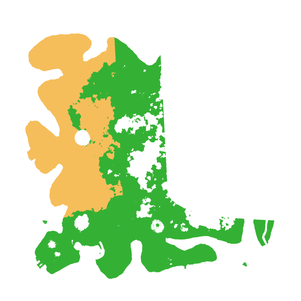 Biome Rust Map: Procedural Map, Size: 3500, Seed: 494644926