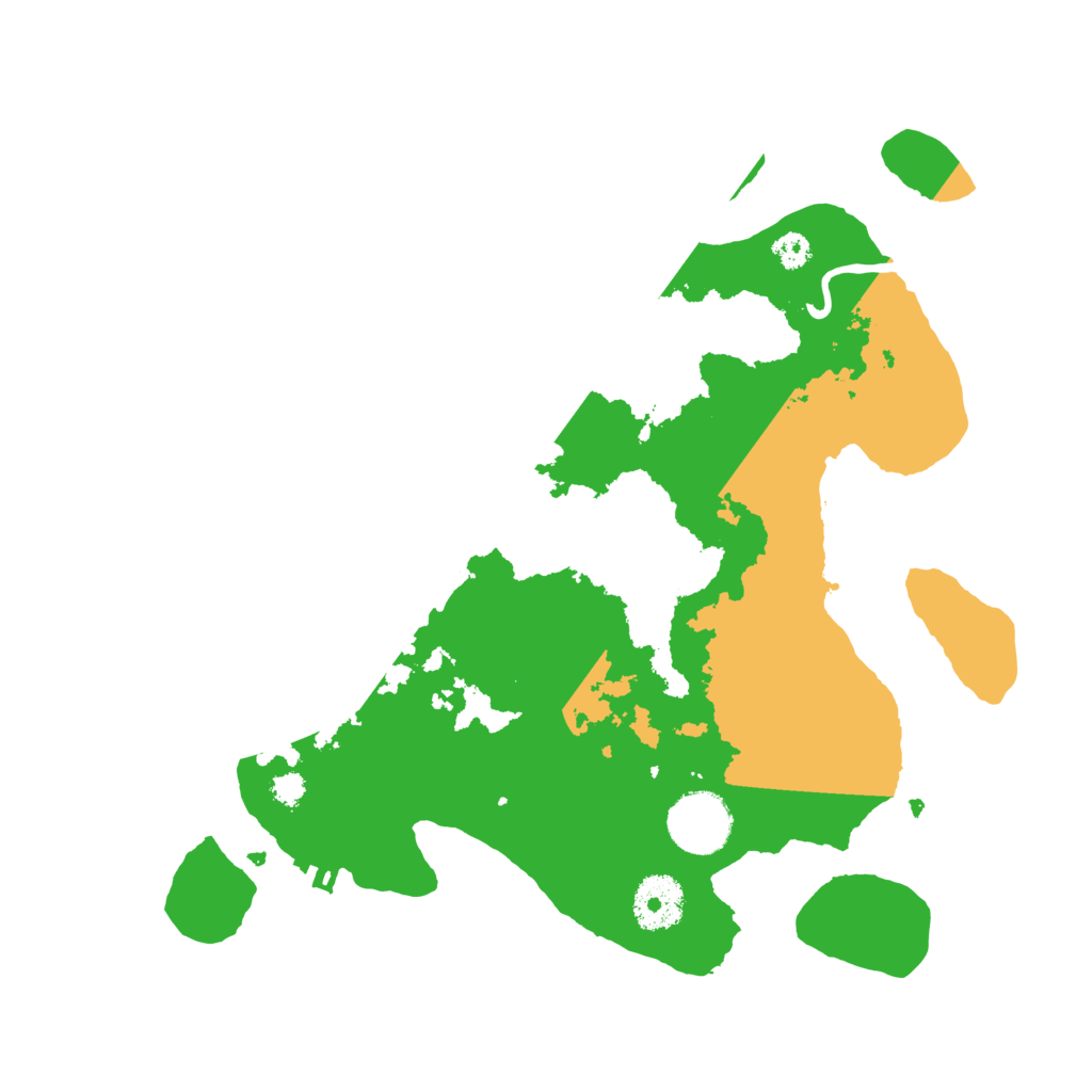 Biome Rust Map: Procedural Map, Size: 3100, Seed: 234234