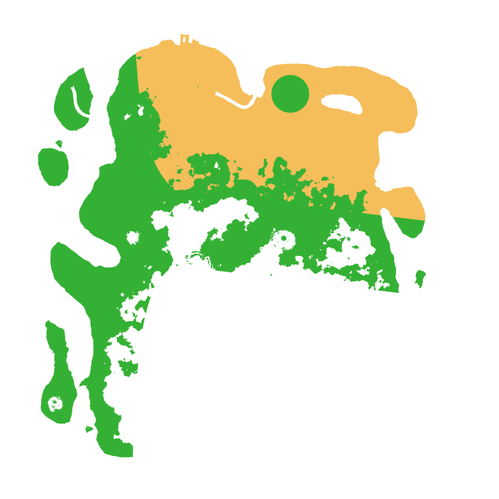 Biome Rust Map: Procedural Map, Size: 3500, Seed: 969926922