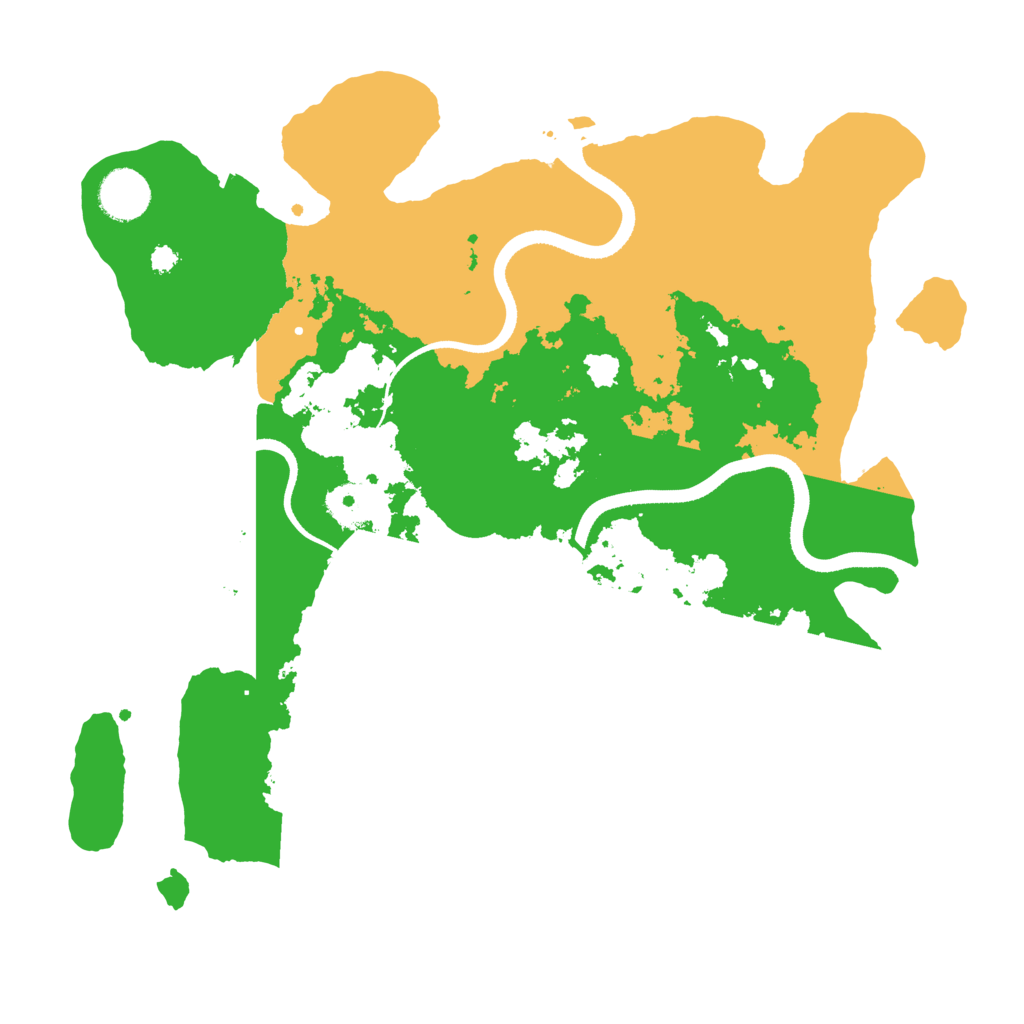 Biome Rust Map: Procedural Map, Size: 3500, Seed: 86847962