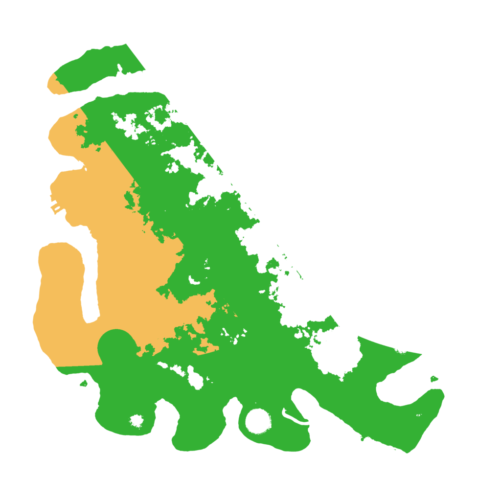 Biome Rust Map: Procedural Map, Size: 3500, Seed: 54817691