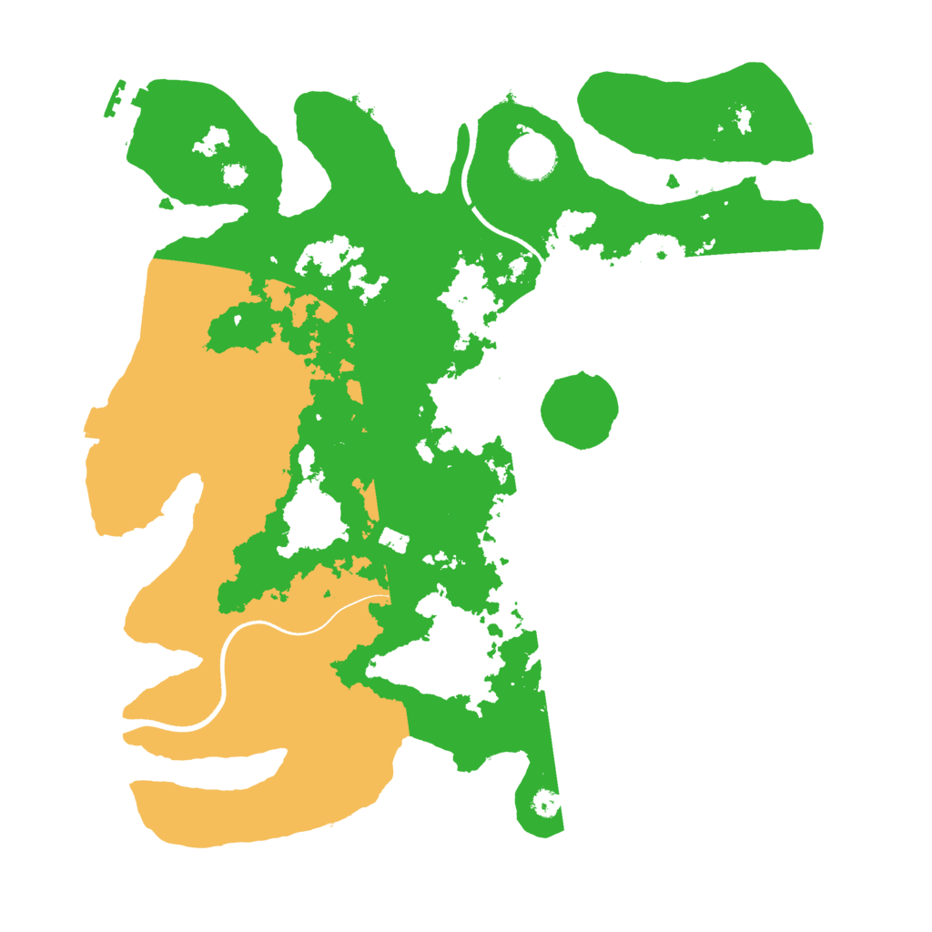 Biome Rust Map: Procedural Map, Size: 3500, Seed: 6906920