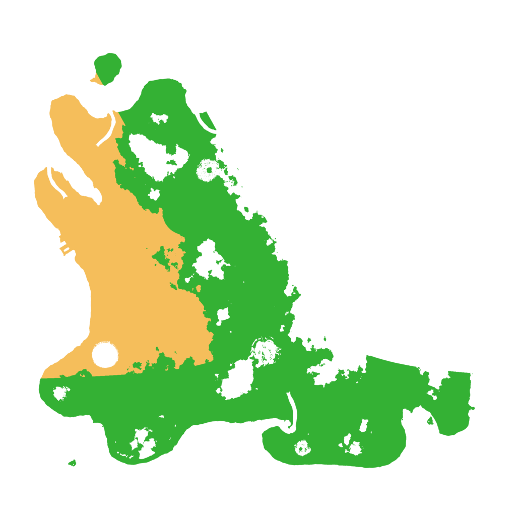 Biome Rust Map: Procedural Map, Size: 3500, Seed: 37685699