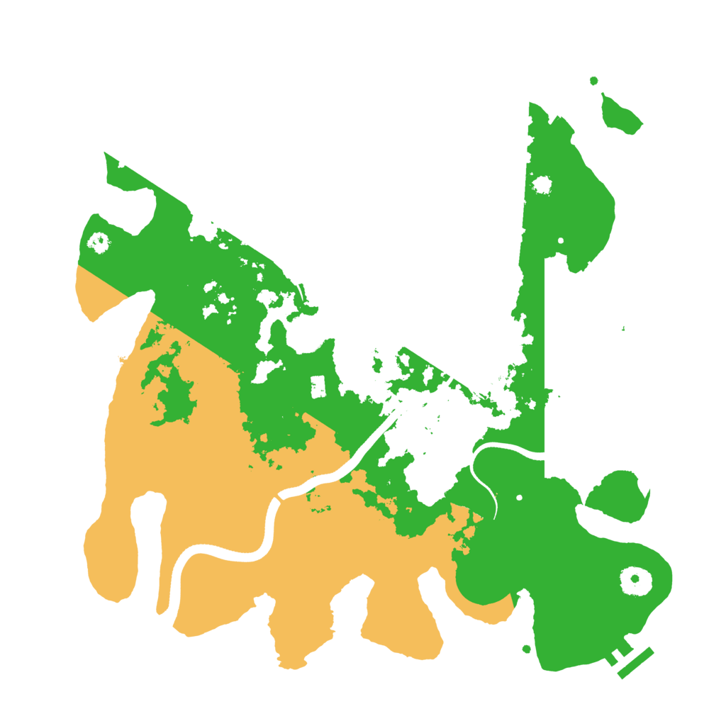 Biome Rust Map: Procedural Map, Size: 3500, Seed: 1323539342