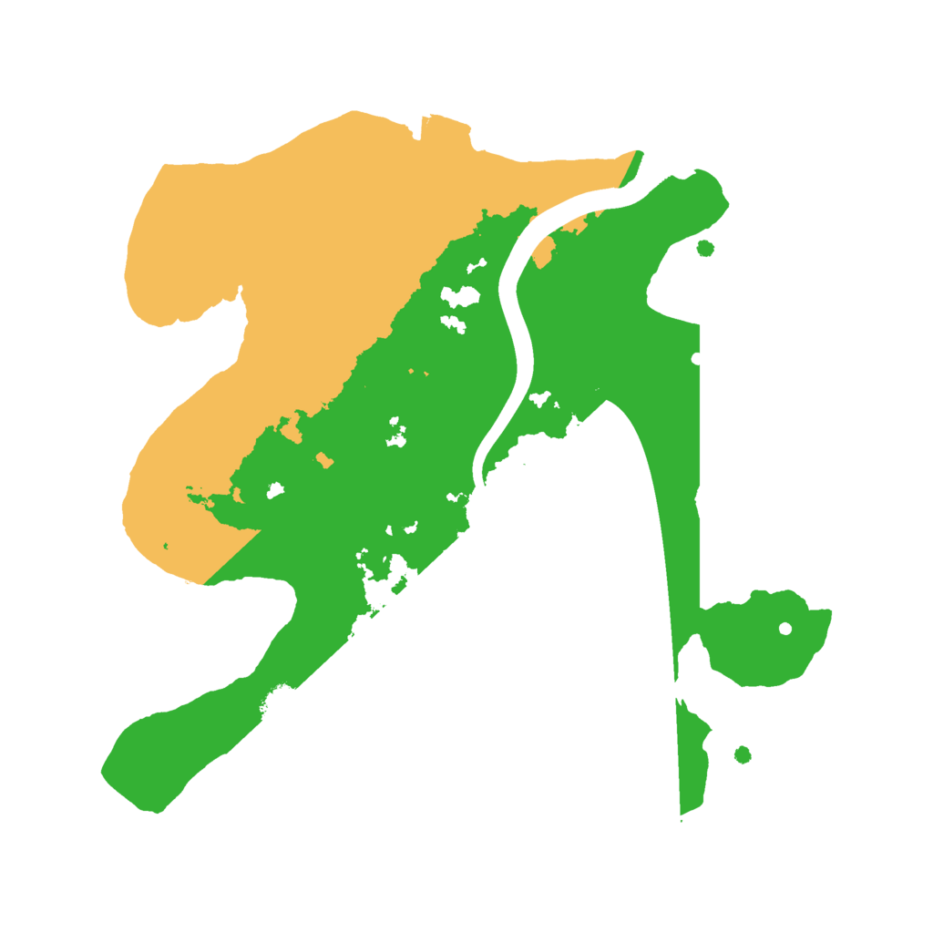 Biome Rust Map: Procedural Map, Size: 2200, Seed: 2140796969