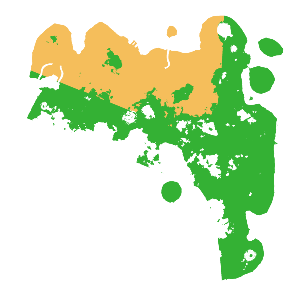 Biome Rust Map: Procedural Map, Size: 4000, Seed: 100848731