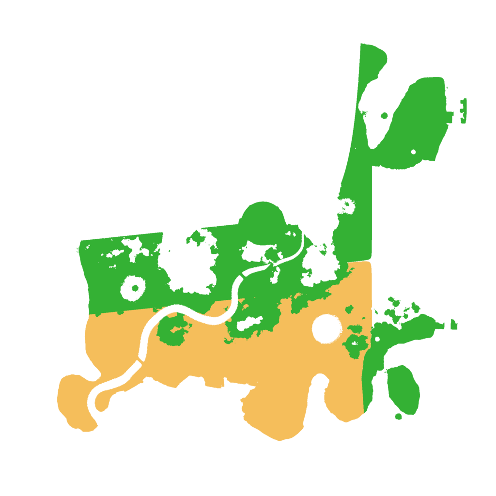 Biome Rust Map: Procedural Map, Size: 3000, Seed: 78384826