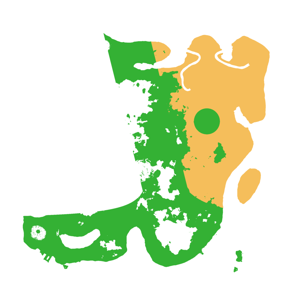 Biome Rust Map: Procedural Map, Size: 3000, Seed: 1145728886