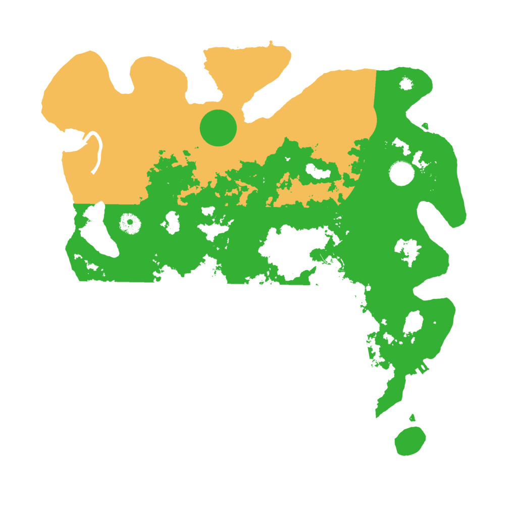 Biome Rust Map: Procedural Map, Size: 3700, Seed: 504611786