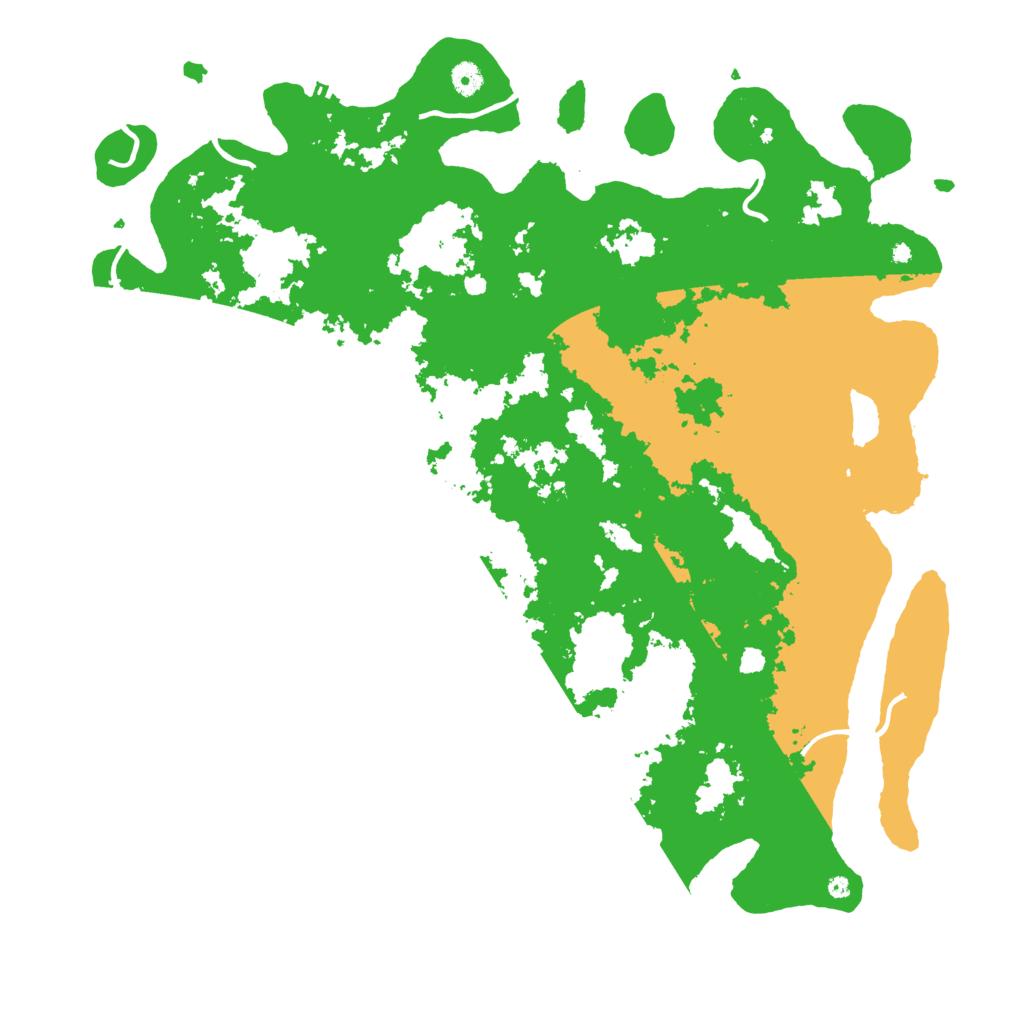 Biome Rust Map: Procedural Map, Size: 4800, Seed: 981841689