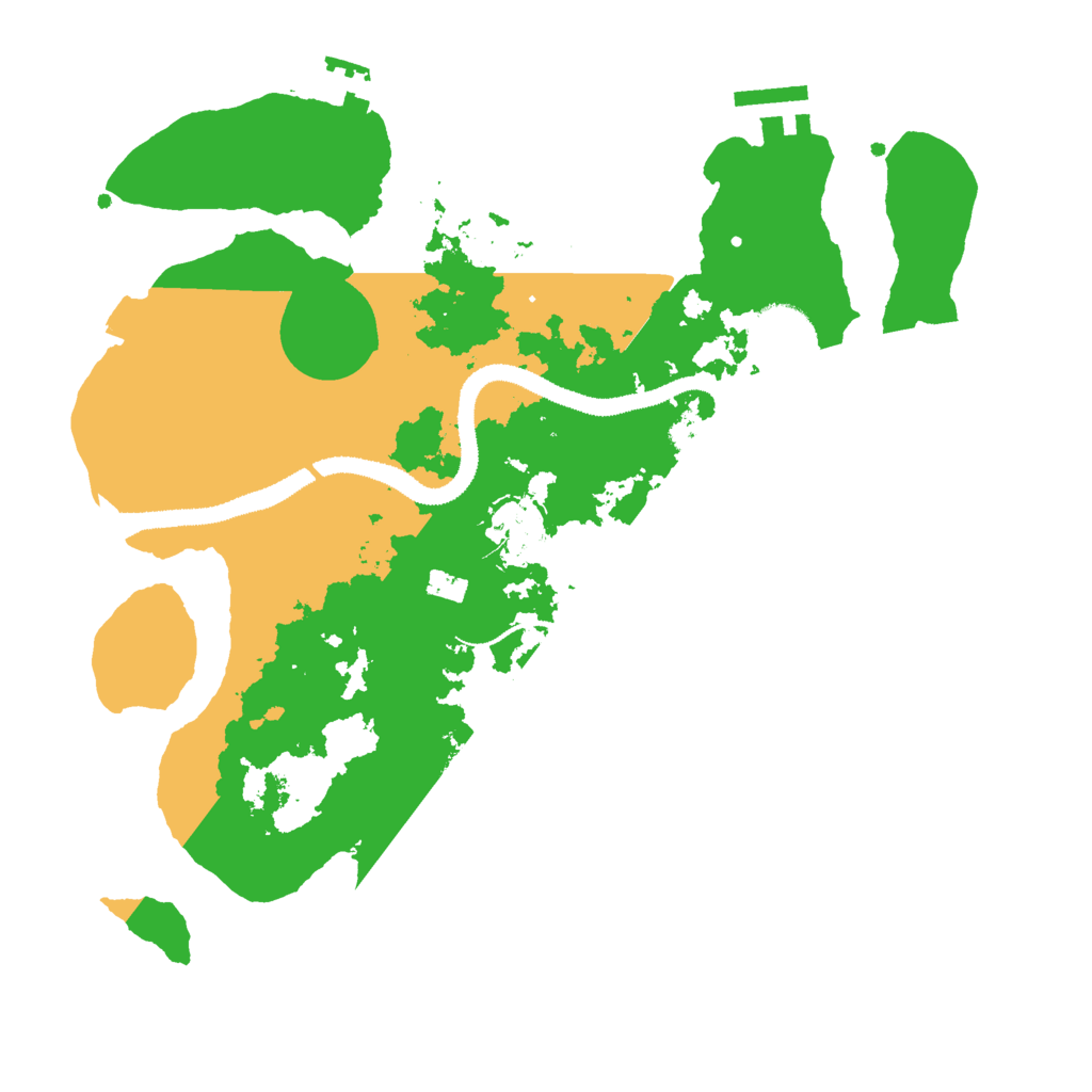 Biome Rust Map: Procedural Map, Size: 3000, Seed: 770299453