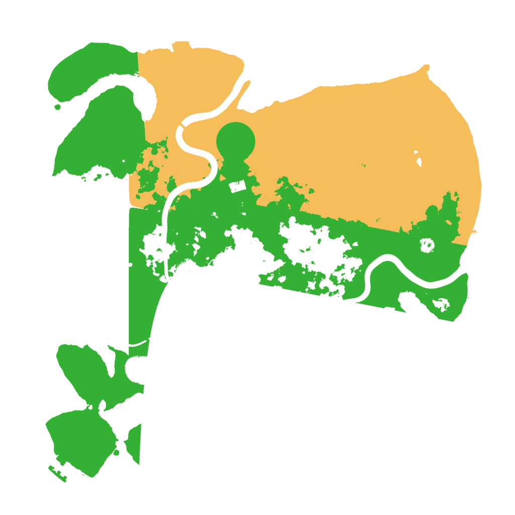 Biome Rust Map: Procedural Map, Size: 3500, Seed: 868316911