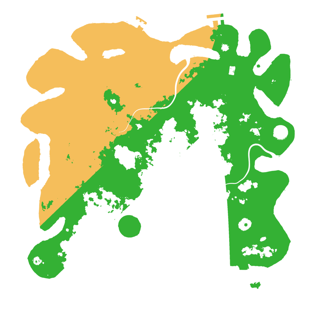 Biome Rust Map: Procedural Map, Size: 3800, Seed: 1364128558