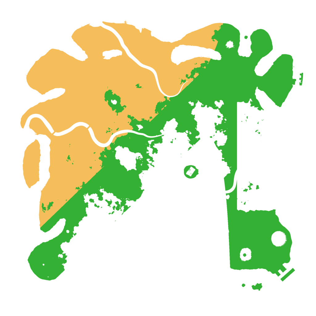 Biome Rust Map: Procedural Map, Size: 3800, Seed: 1364128558