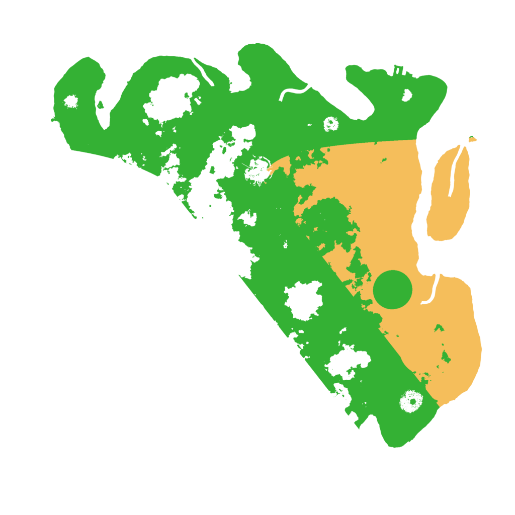 Biome Rust Map: Procedural Map, Size: 3500, Seed: 2109941221