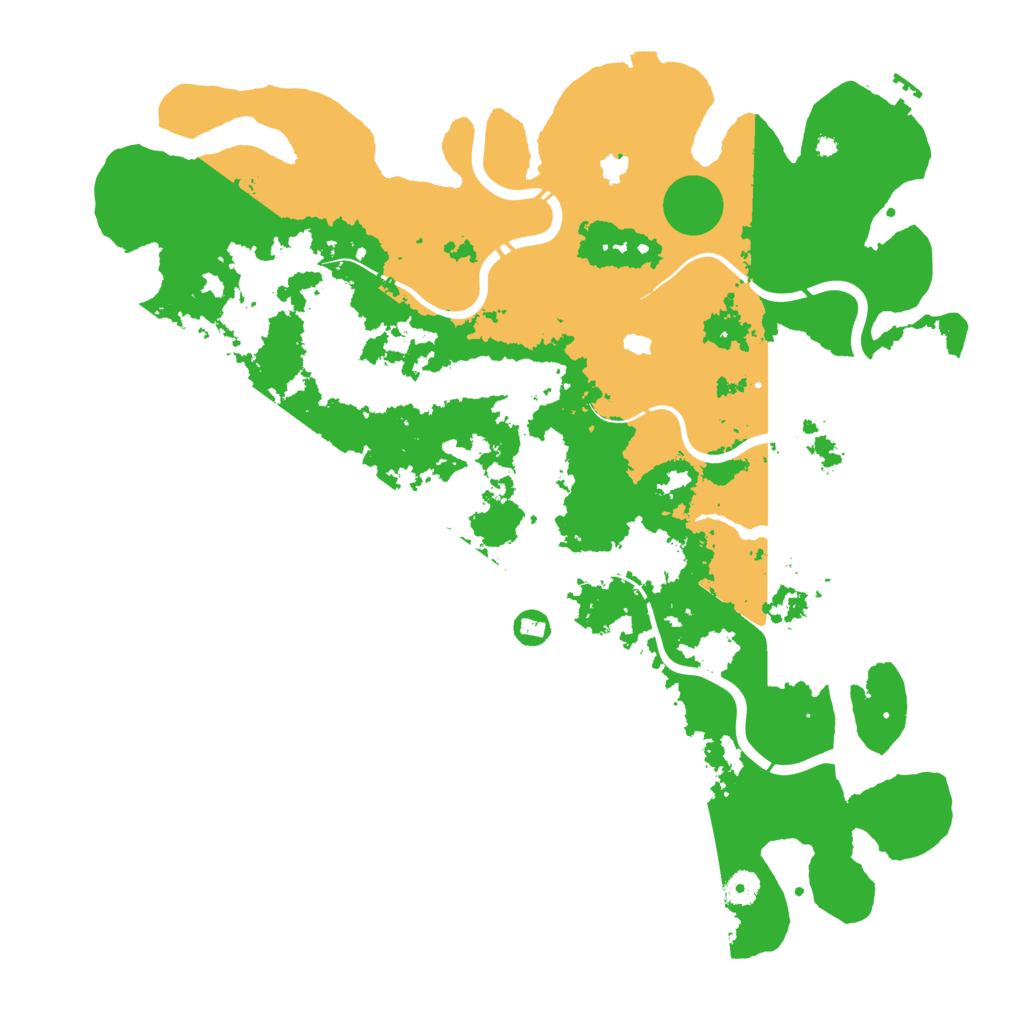 Biome Rust Map: Procedural Map, Size: 4500, Seed: 8755476