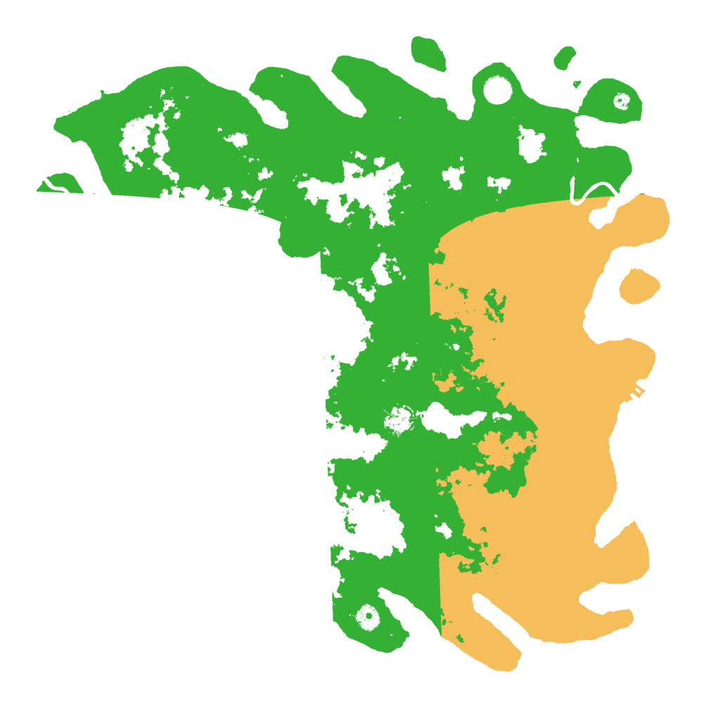 Biome Rust Map: Procedural Map, Size: 4500, Seed: 31379