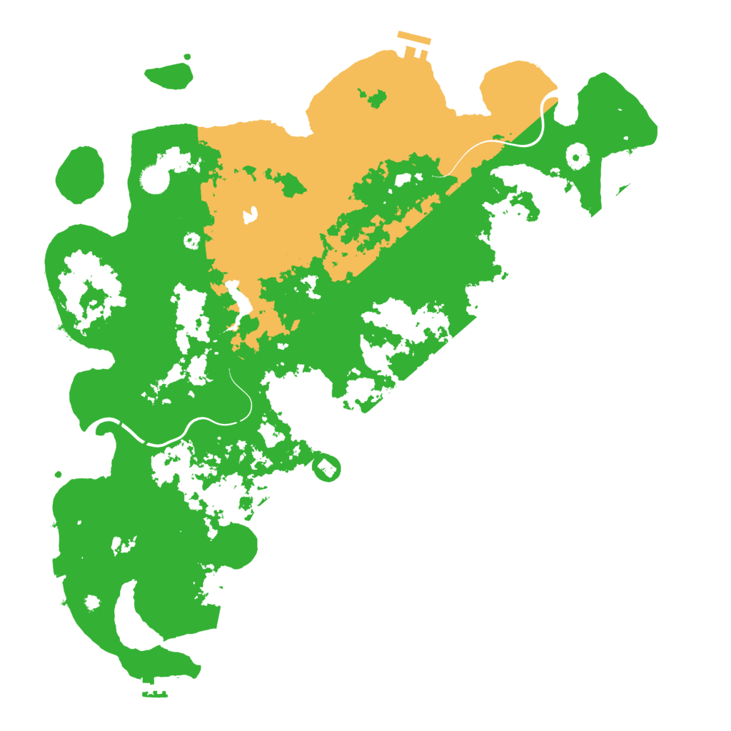 Biome Rust Map: Procedural Map, Size: 4400, Seed: 2631425
