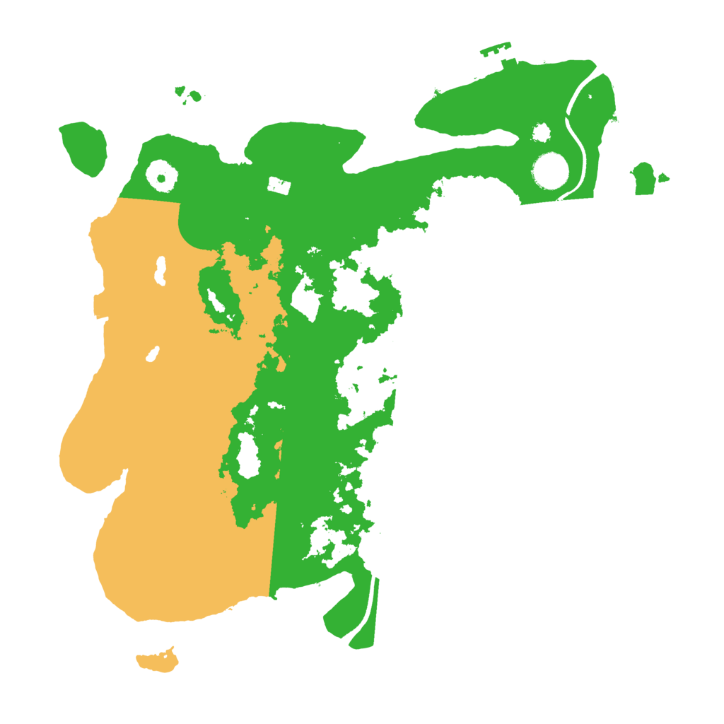 Biome Rust Map: Procedural Map, Size: 3500, Seed: 70638694