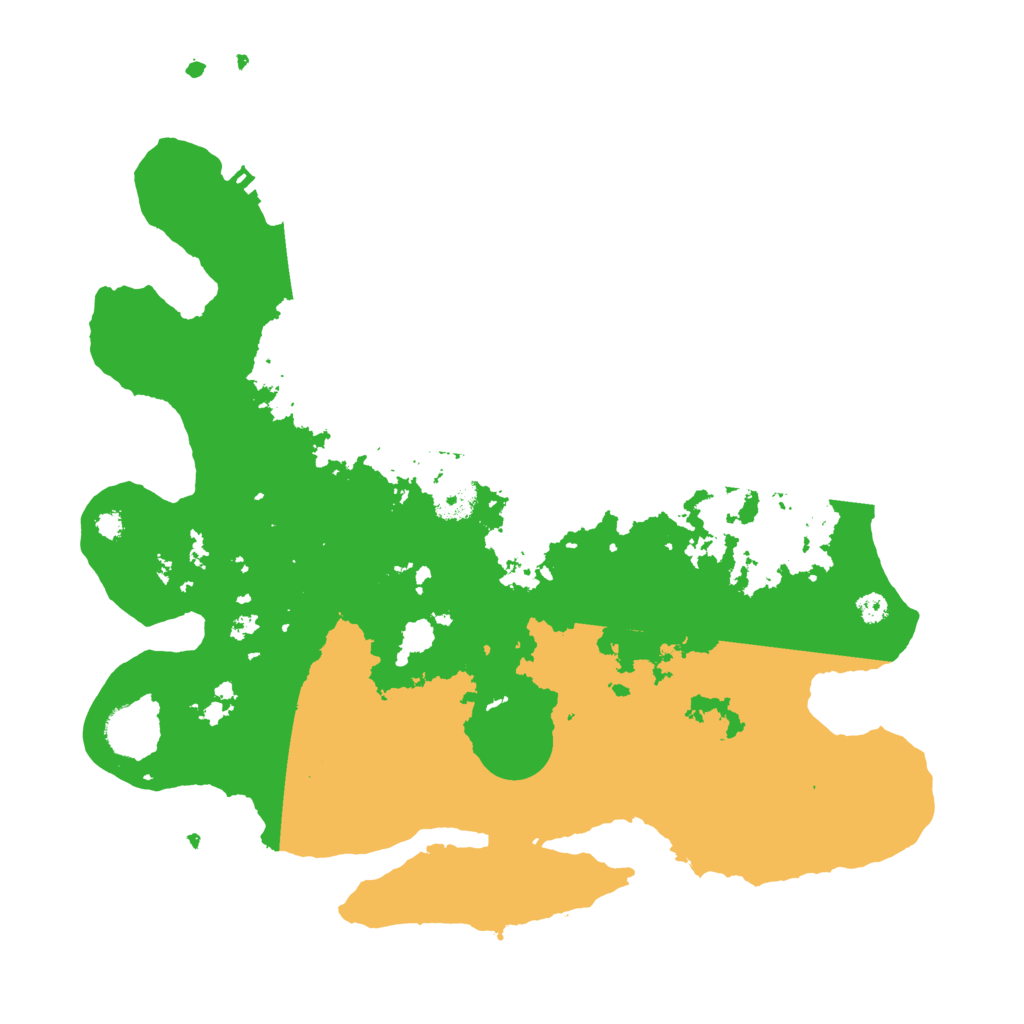 Biome Rust Map: Procedural Map, Size: 3500, Seed: 37239704
