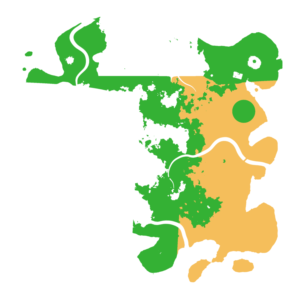 Biome Rust Map: Procedural Map, Size: 3500, Seed: 57938500