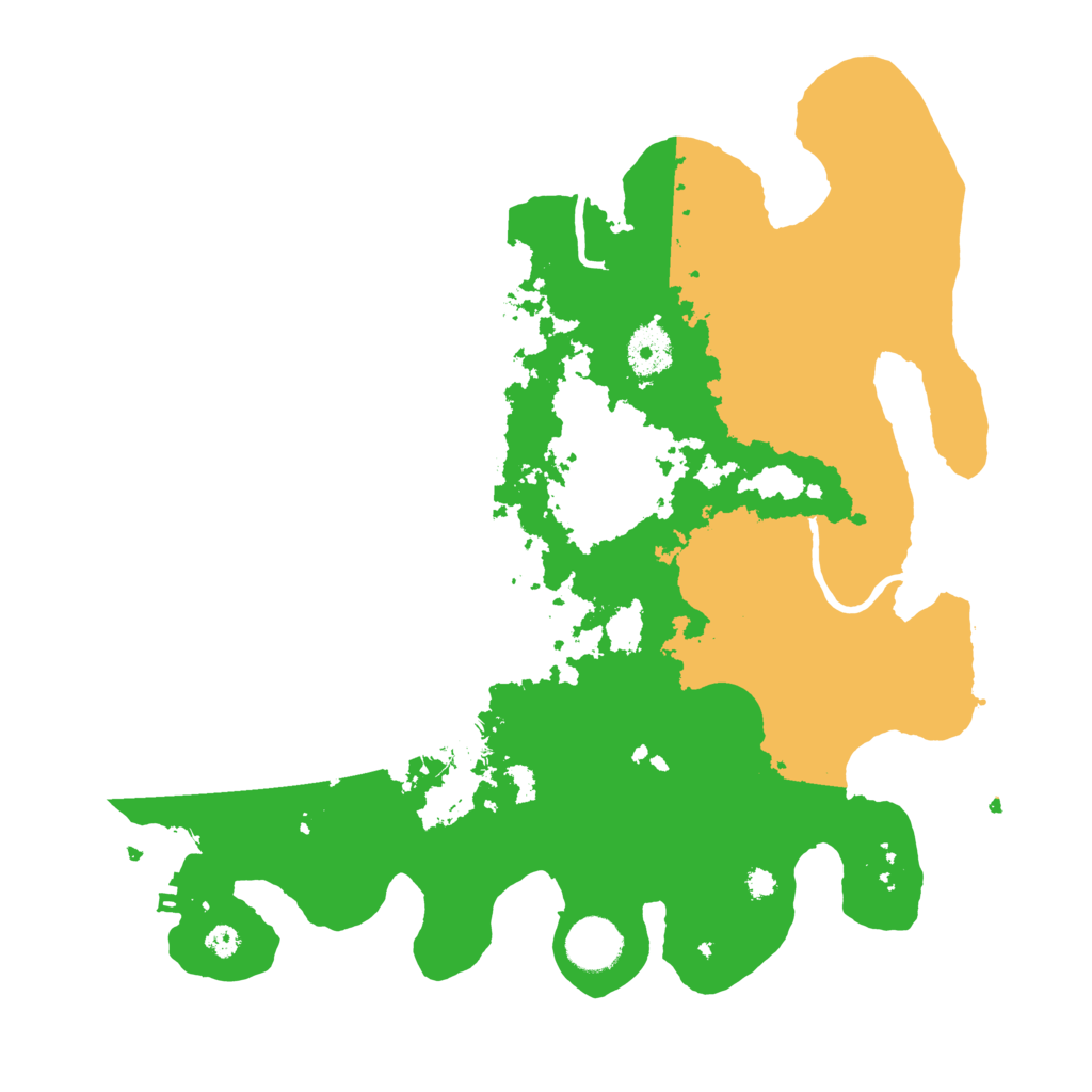 Biome Rust Map: Procedural Map, Size: 3500, Seed: 8031723