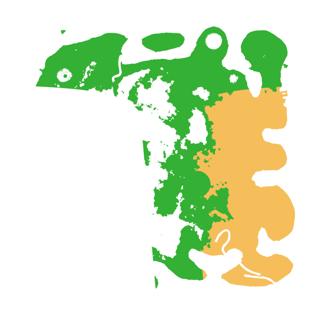 Biome Rust Map: Procedural Map, Size: 3500, Seed: 10847492