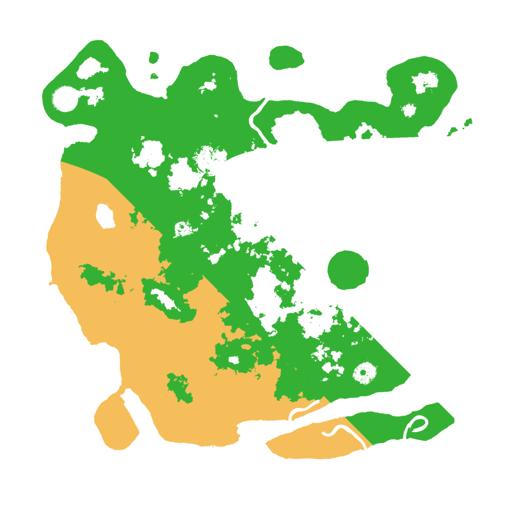 Biome Rust Map: Procedural Map, Size: 3500, Seed: 88478650