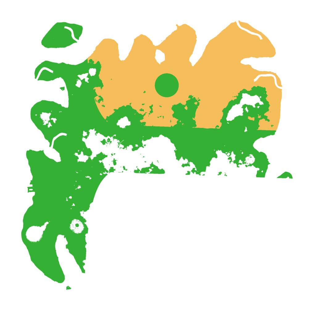 Biome Rust Map: Procedural Map, Size: 3500, Seed: 58289187