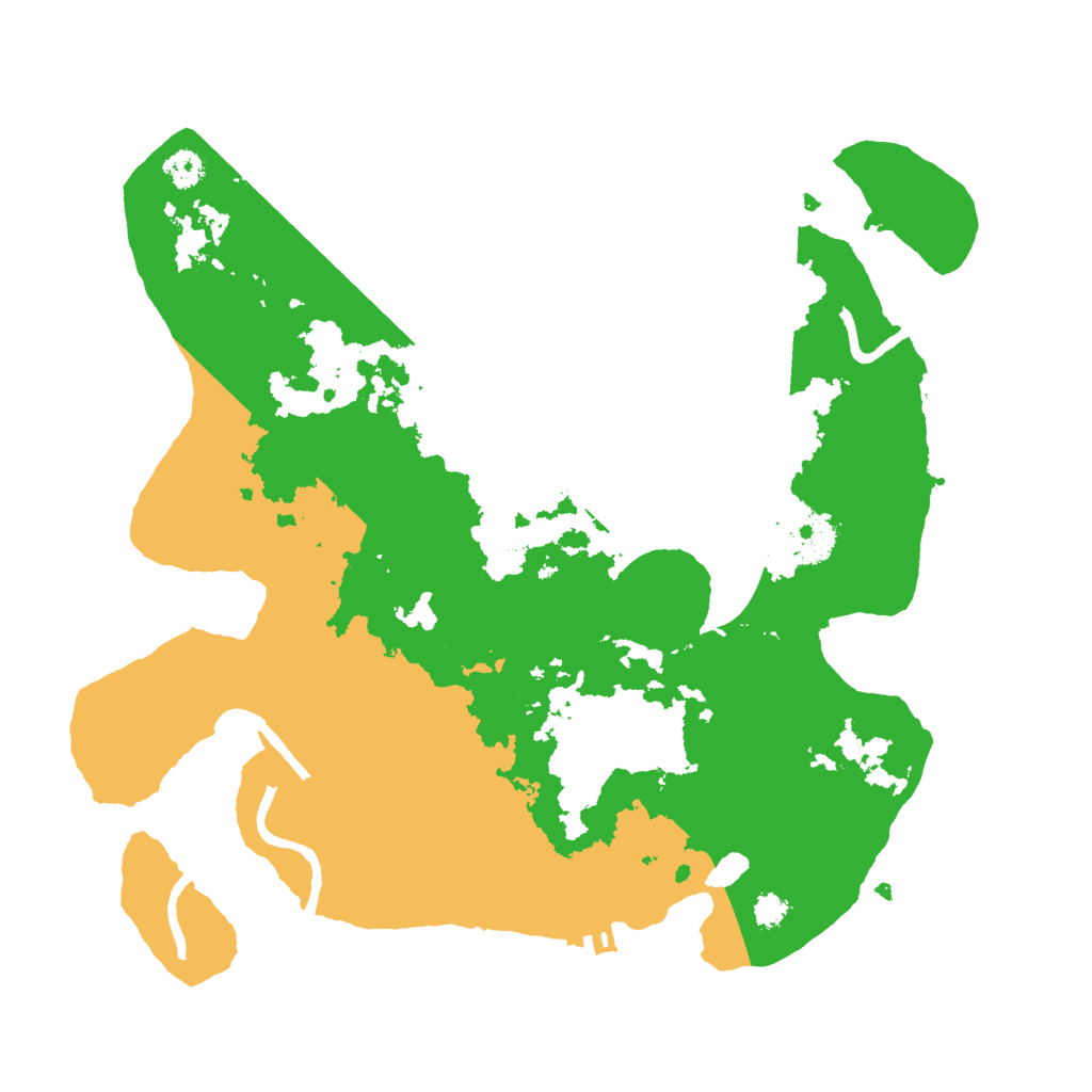 Biome Rust Map: Procedural Map, Size: 3000, Seed: 847853974