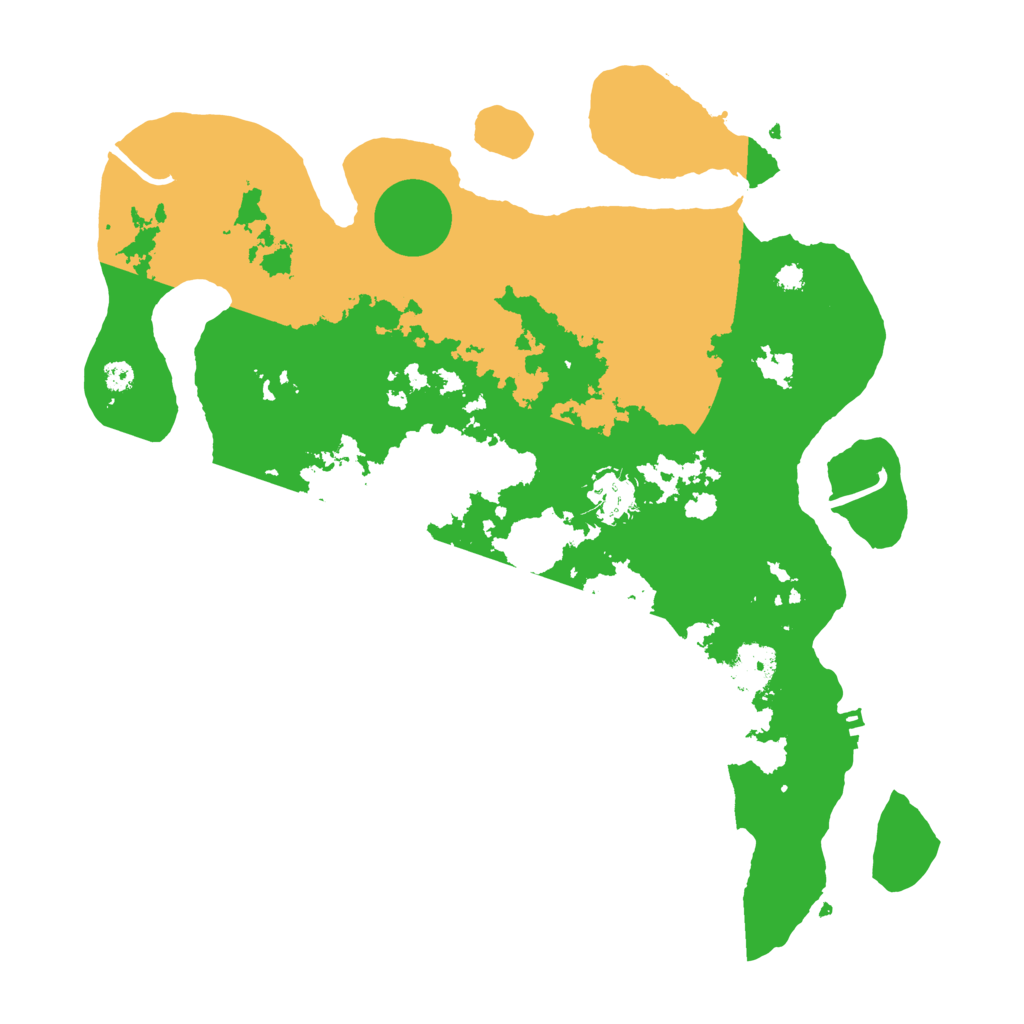 Biome Rust Map: Procedural Map, Size: 3500, Seed: 13671841