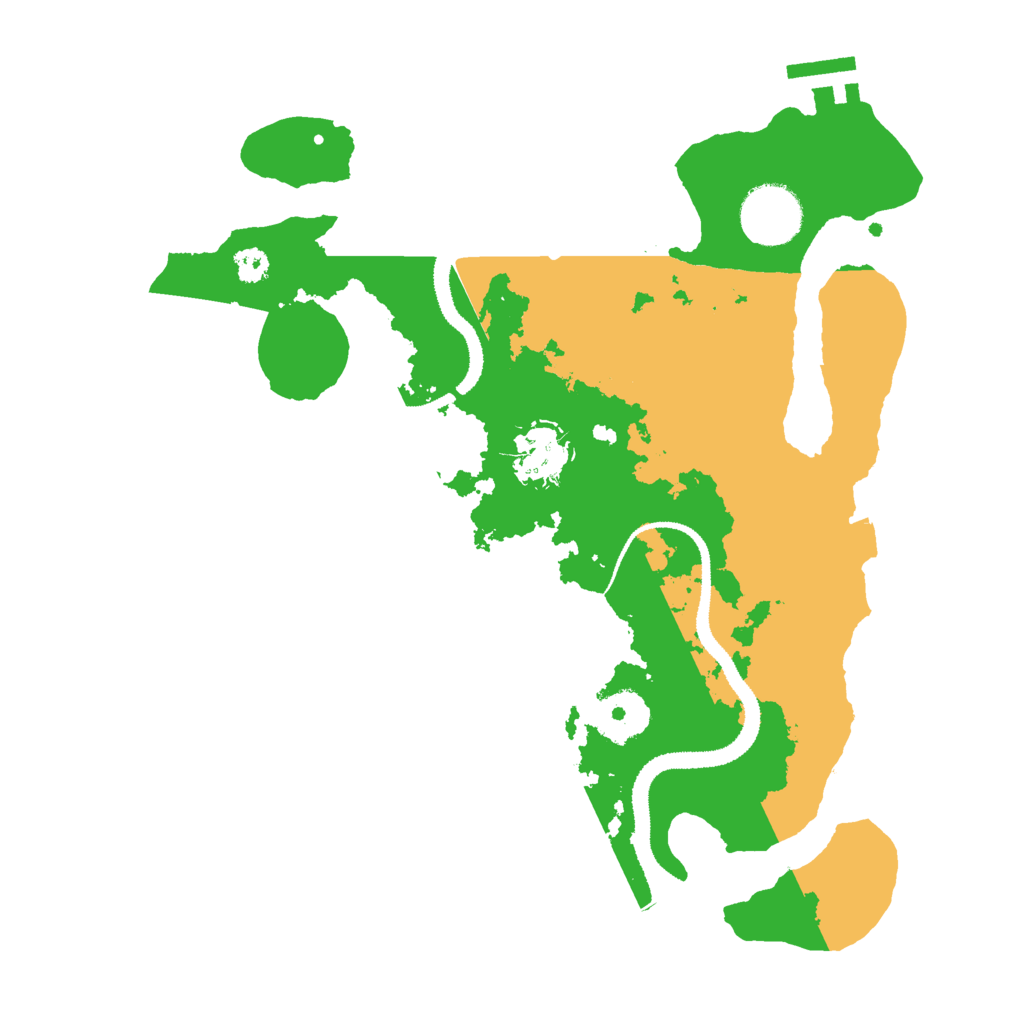 Biome Rust Map: Procedural Map, Size: 3000, Seed: 1932475