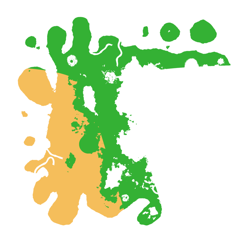 Biome Rust Map: Procedural Map, Size: 3500, Seed: 5345230