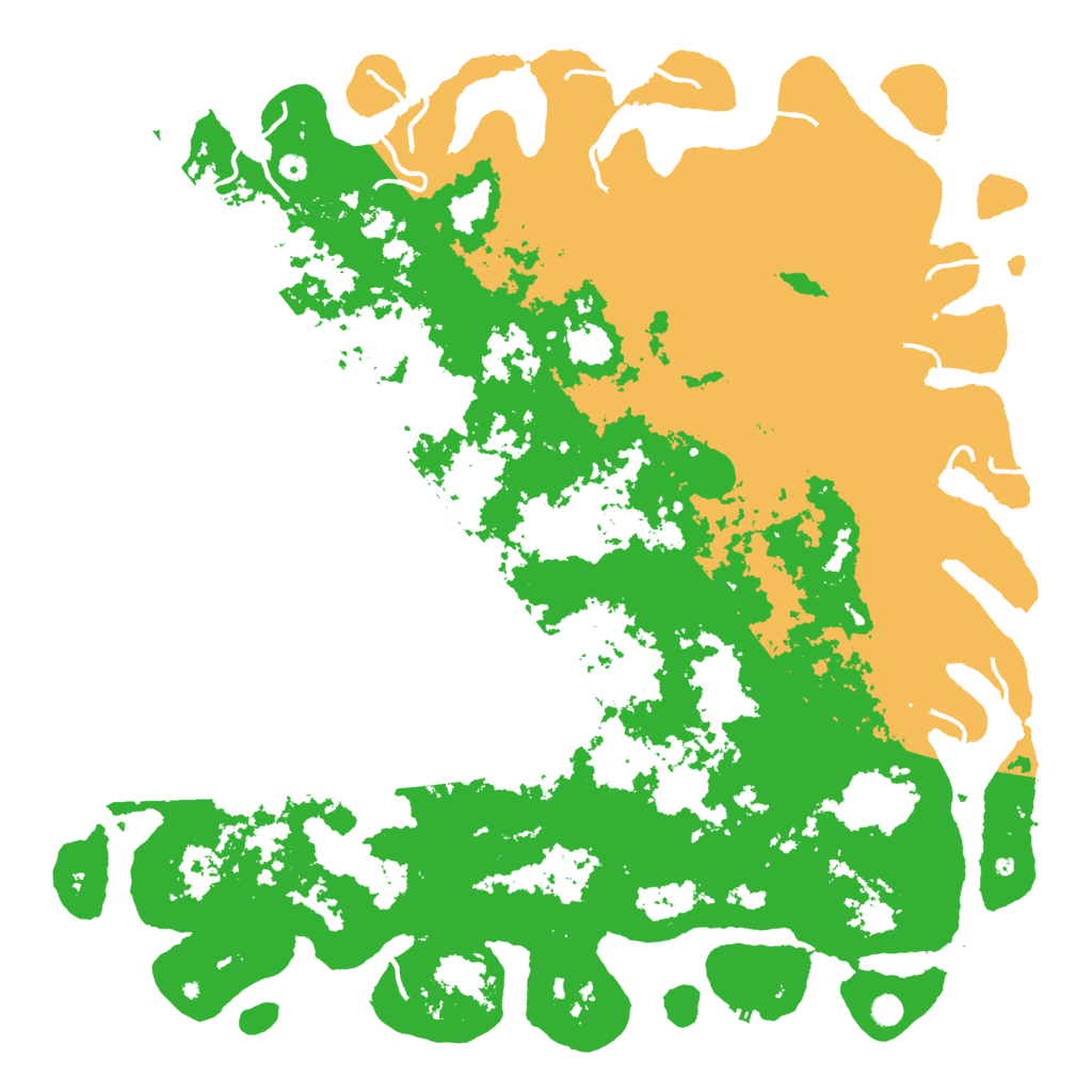 Biome Rust Map: Procedural Map, Size: 6000, Seed: 61829421