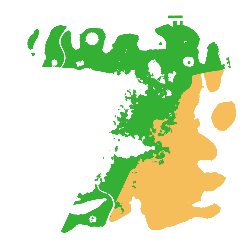 Biome Rust Map: Procedural Map, Size: 3500, Seed: 38311763