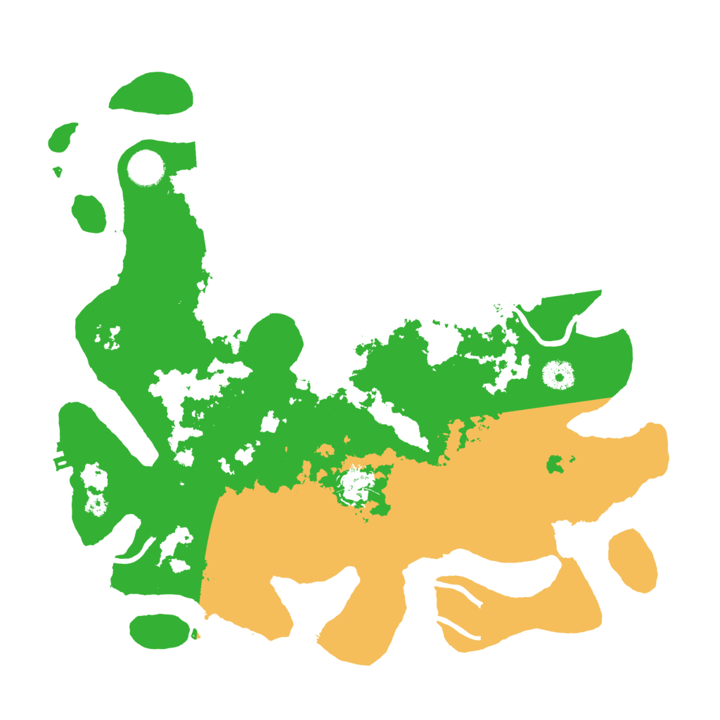Biome Rust Map: Procedural Map, Size: 3500, Seed: 46690185