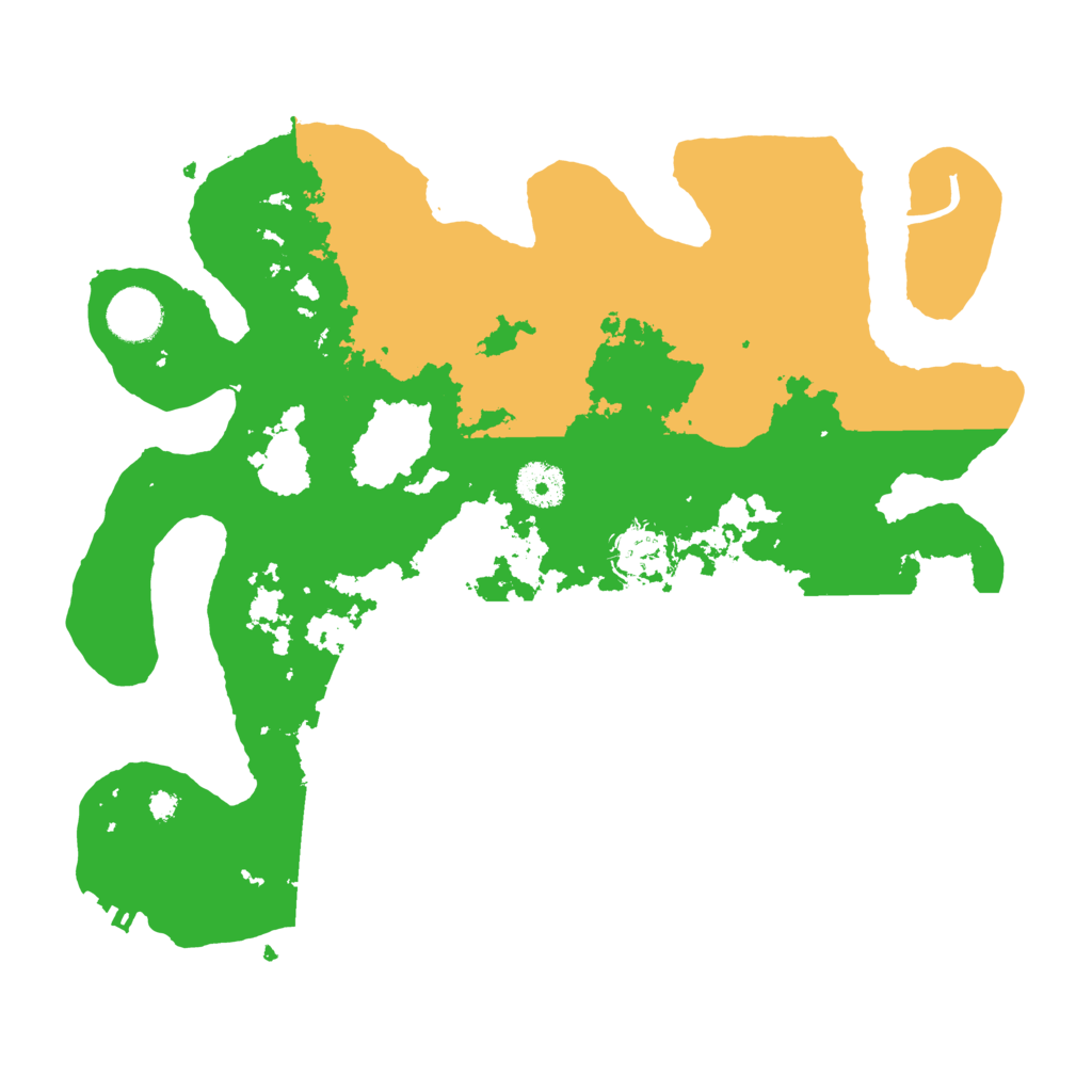 Biome Rust Map: Procedural Map, Size: 3500, Seed: 33945325