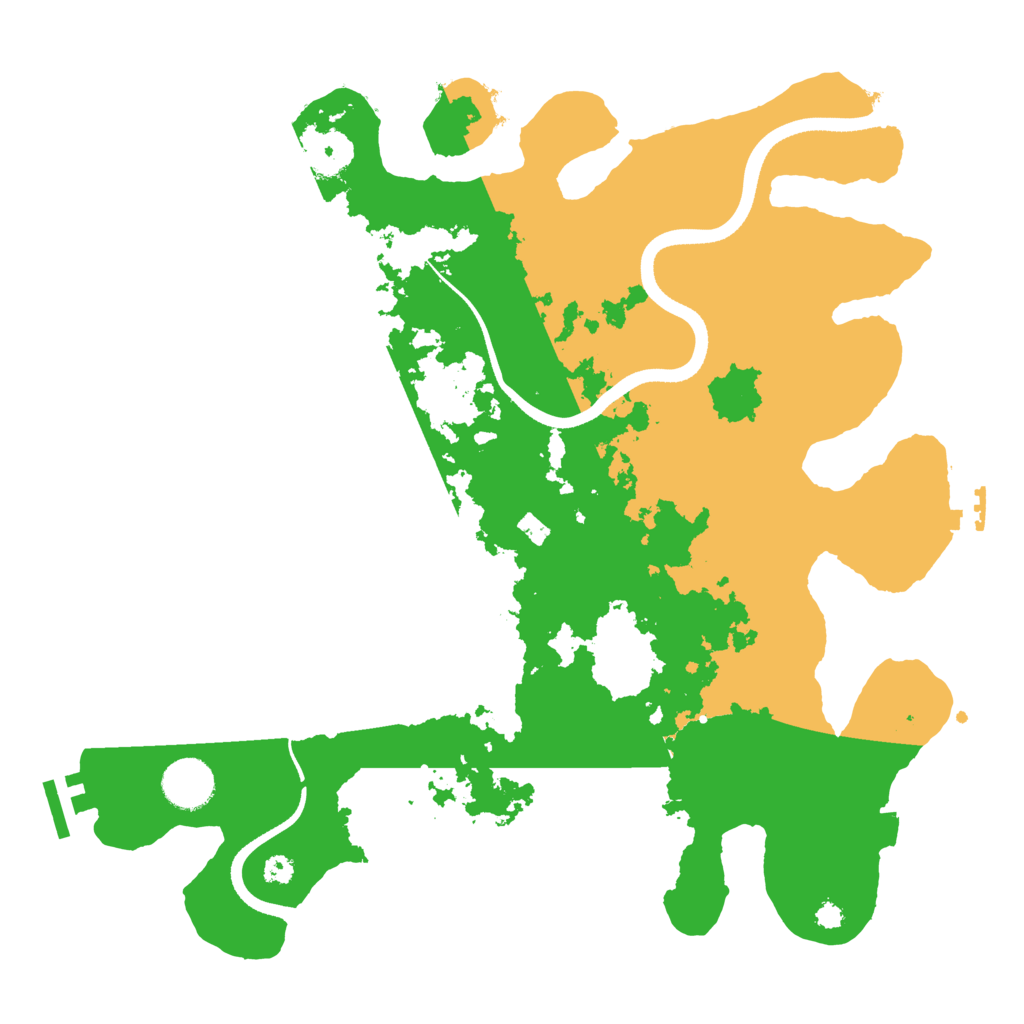 Biome Rust Map: Procedural Map, Size: 3500, Seed: 24591198