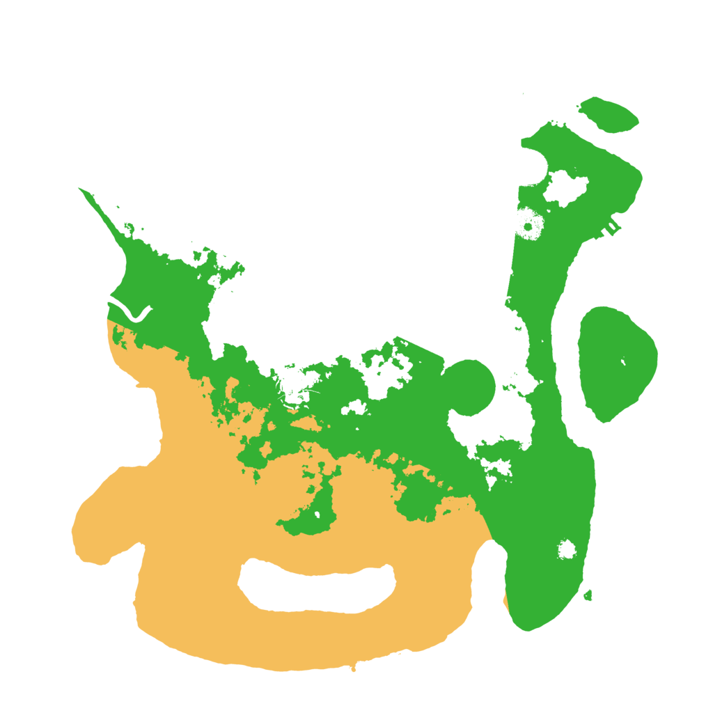 Biome Rust Map: Procedural Map, Size: 3500, Seed: 29572593