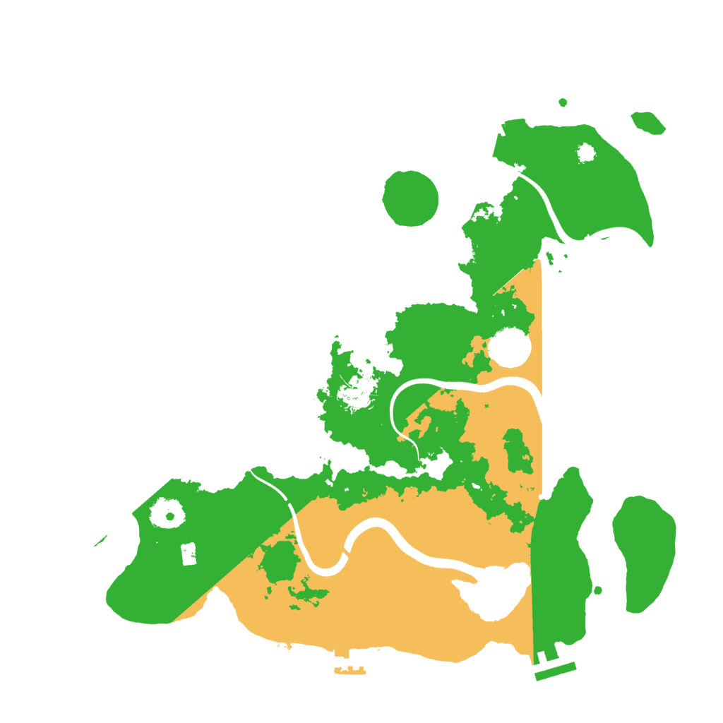 Biome Rust Map: Procedural Map, Size: 3500, Seed: 6147570