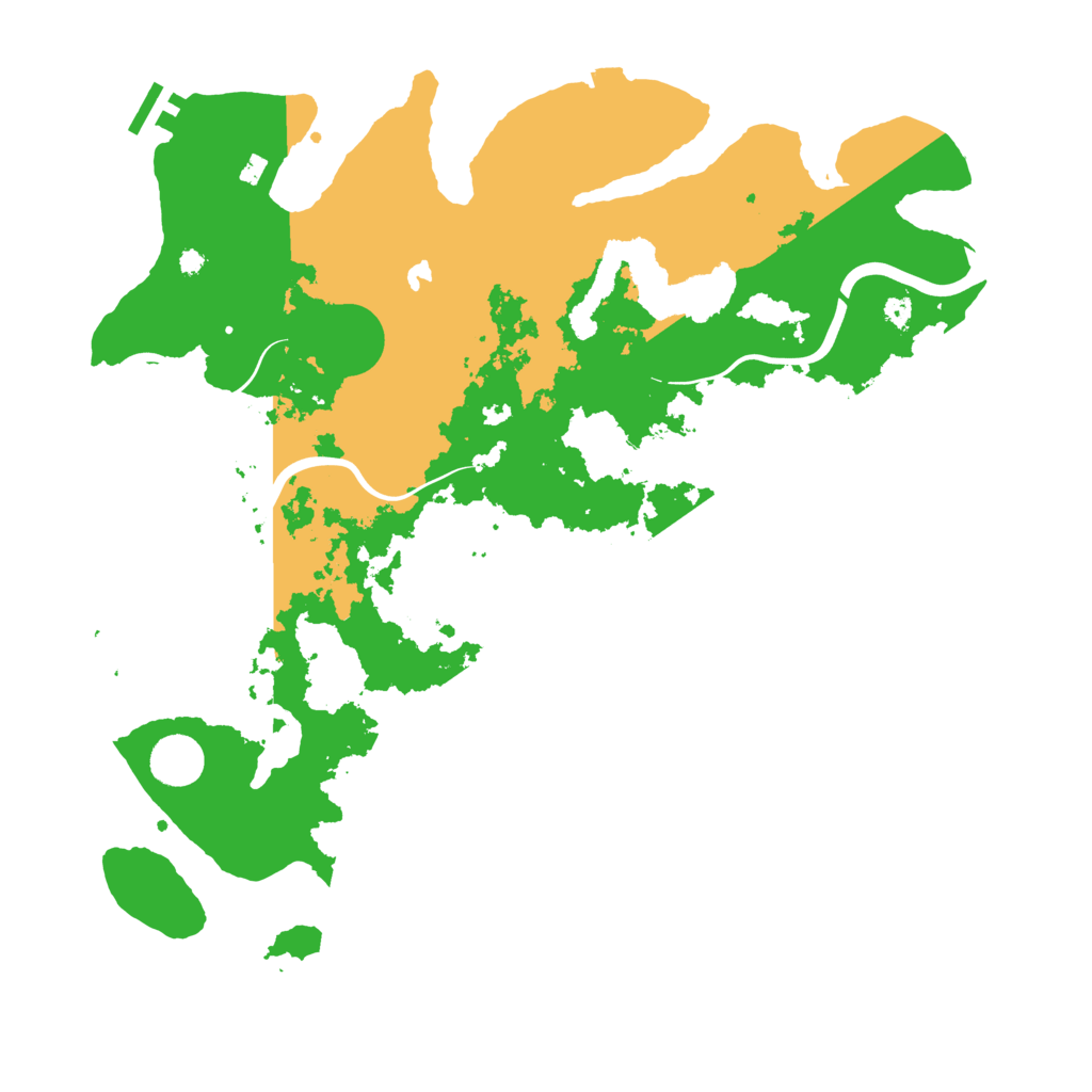 Biome Rust Map: Procedural Map, Size: 4000, Seed: 13212