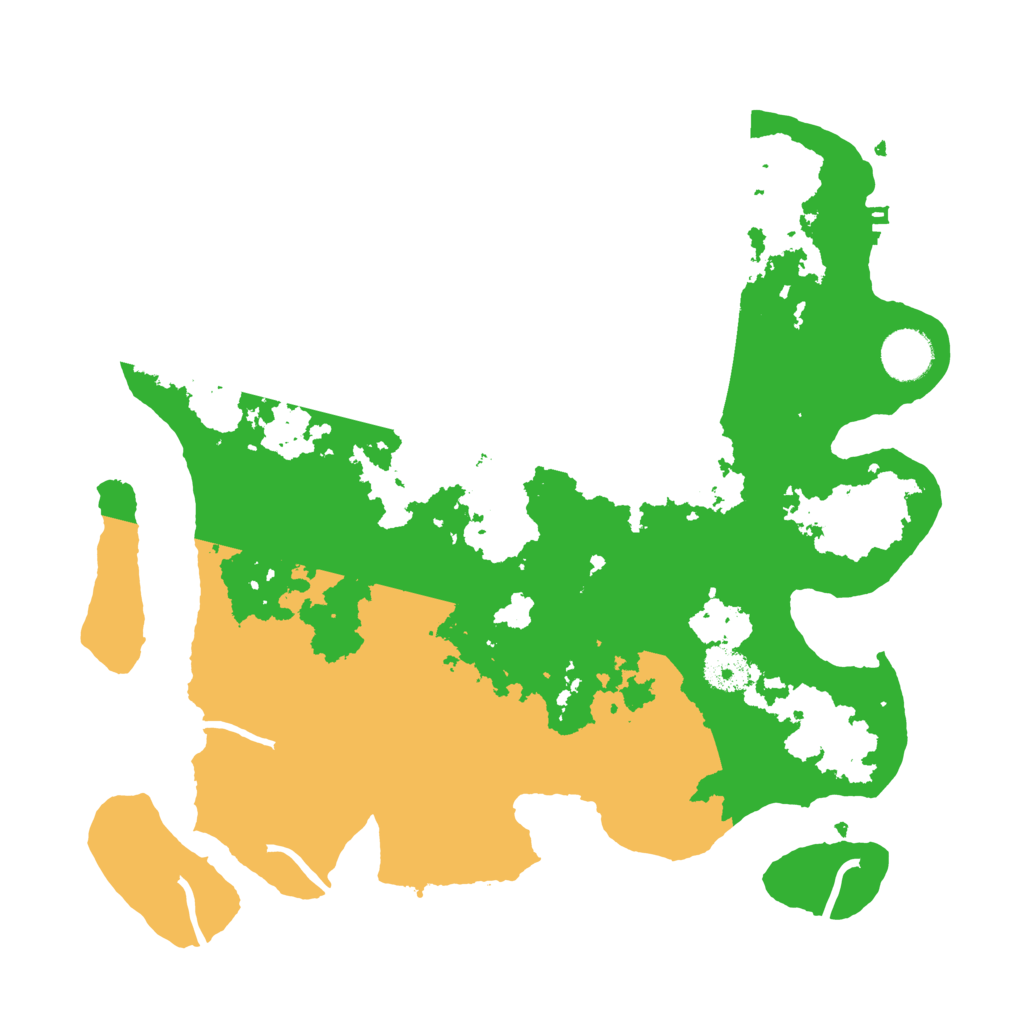 Biome Rust Map: Procedural Map, Size: 3500, Seed: 42274479
