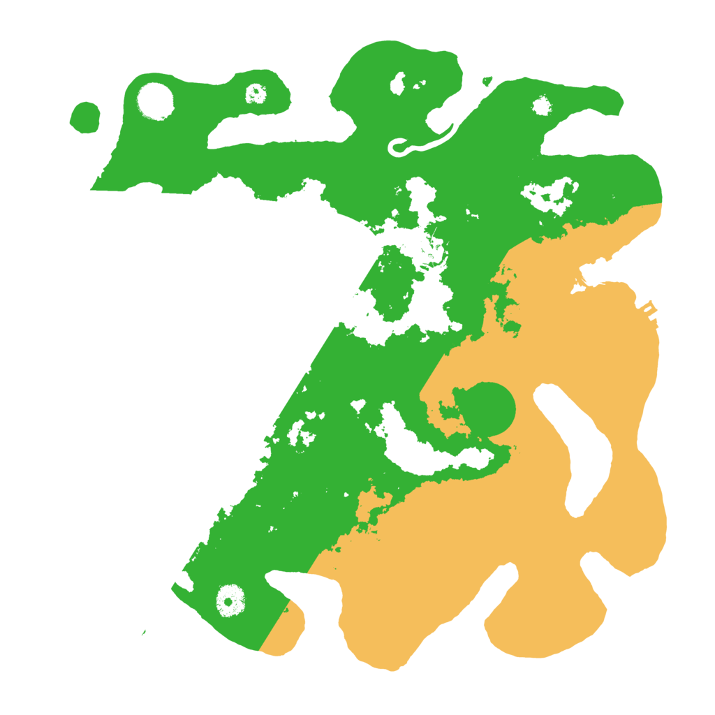 Biome Rust Map: Procedural Map, Size: 3500, Seed: 8105517