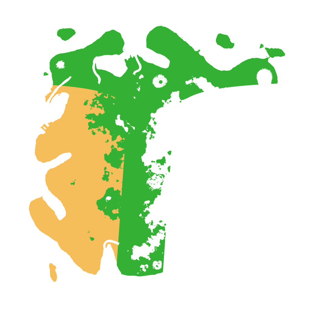 Biome Rust Map: Procedural Map, Size: 3500, Seed: 18581225