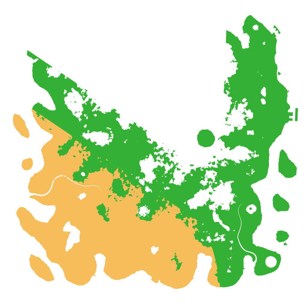 Biome Rust Map: Procedural Map, Size: 4800, Seed: 1530784137