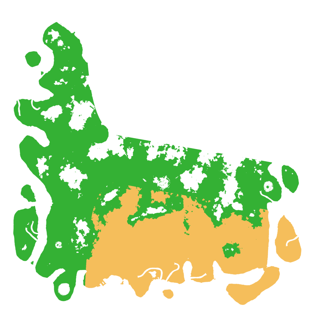 Biome Rust Map: Procedural Map, Size: 4750, Seed: 18223