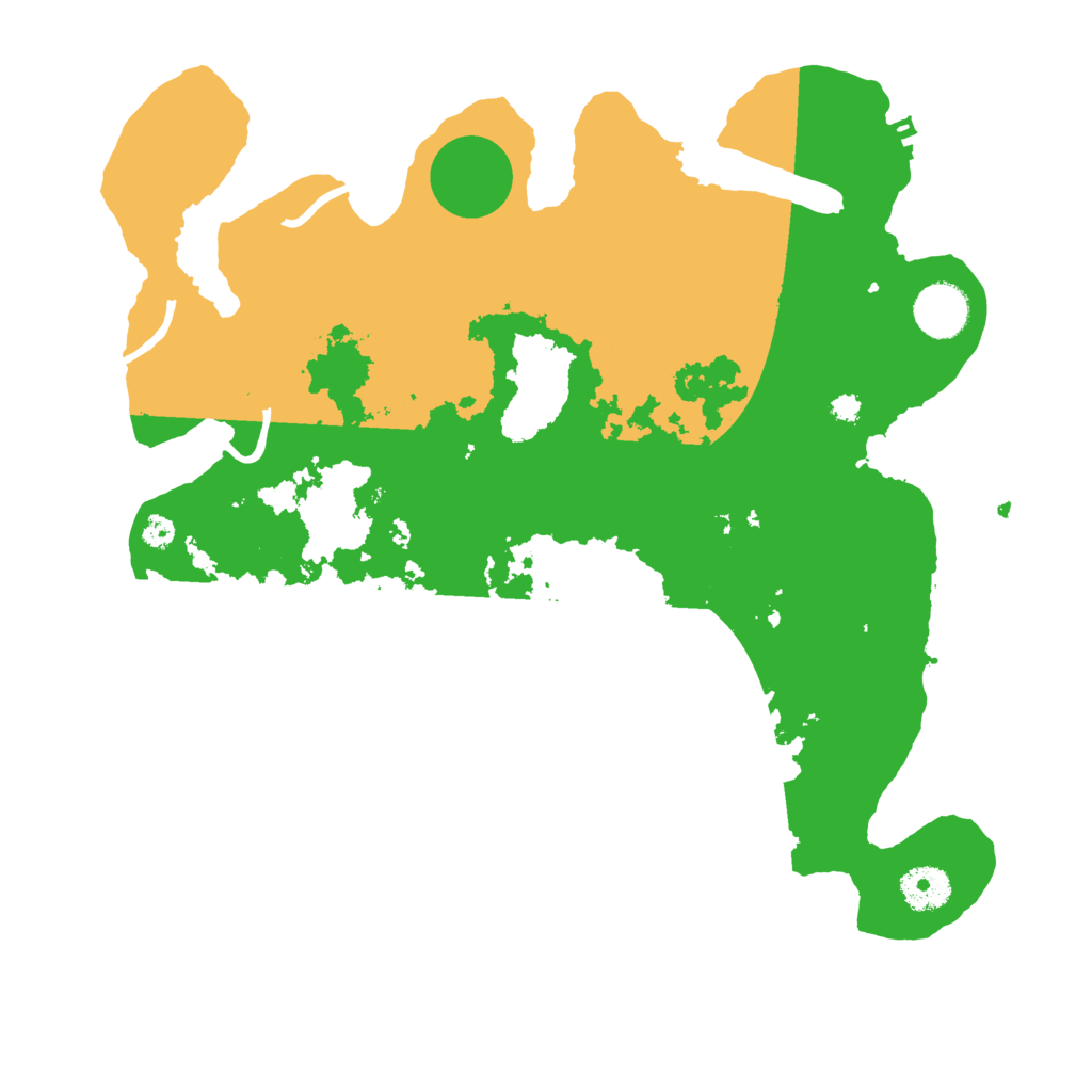 Biome Rust Map: Procedural Map, Size: 3500, Seed: 92214109