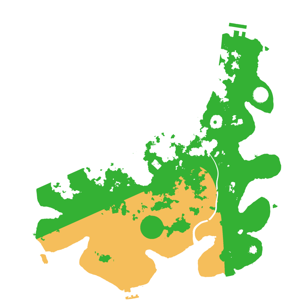 Biome Rust Map: Procedural Map, Size: 3500, Seed: 22003285