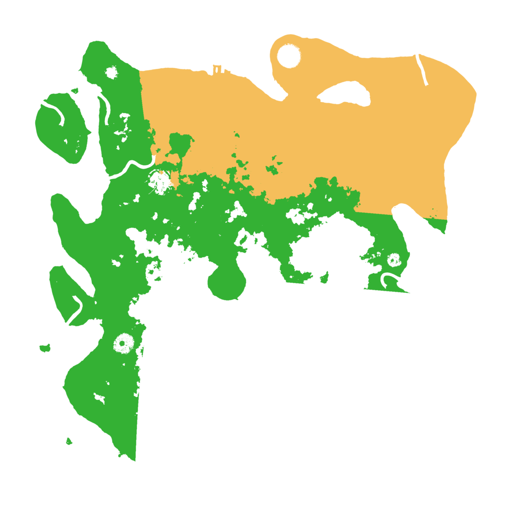 Biome Rust Map: Procedural Map, Size: 3800, Seed: 54353543