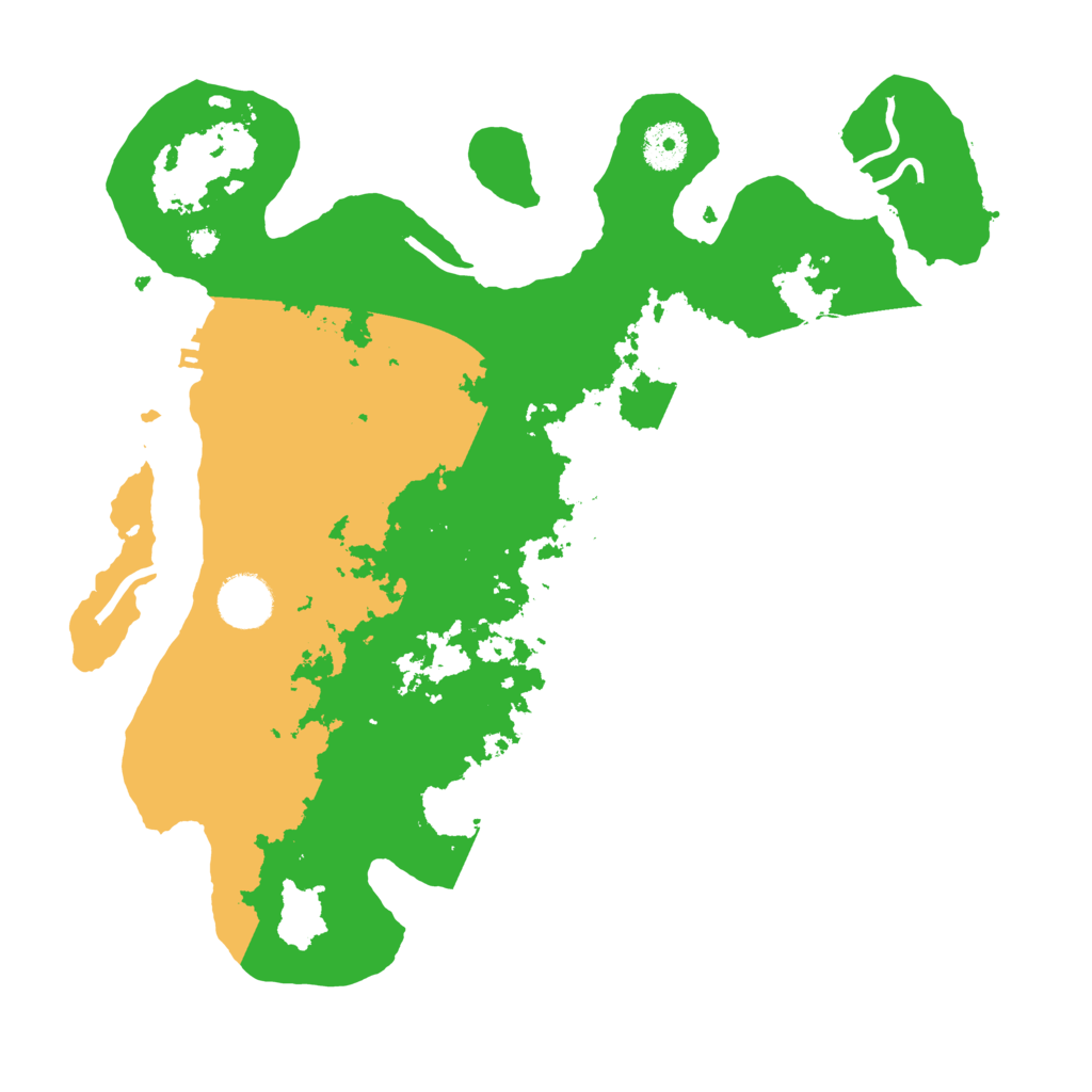 Biome Rust Map: Procedural Map, Size: 3500, Seed: 86754341
